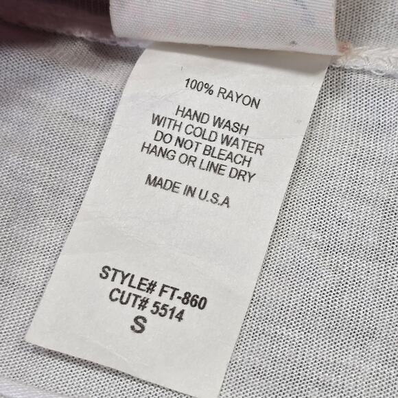 Freeloader White Shirt Tee NEW Grunge Raw Hem Short Sleeves Scoop Neck Women's S - Picture 4 of 13